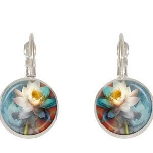 Lotus Earrings 3/$25